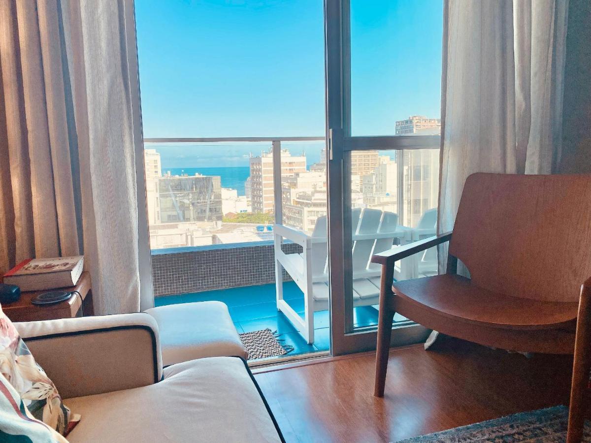 Leblon Flat Service 2 Quartos Vista Mar Rio de Janeiro Exteriör bild